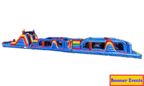 Combo 21: 26ft Marble Obstacle Course, 26ft Marble Obstacle 16ft Marble Slide