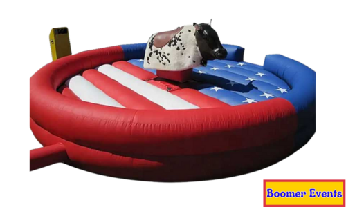 Mechanical Bull - American Flag Base