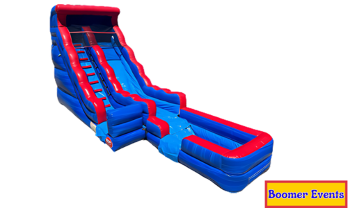 18 FT Blue Waterfall - DETACHABLE LANDING (WET OR DRY) - $50 EXTRA FOR WET #TB306