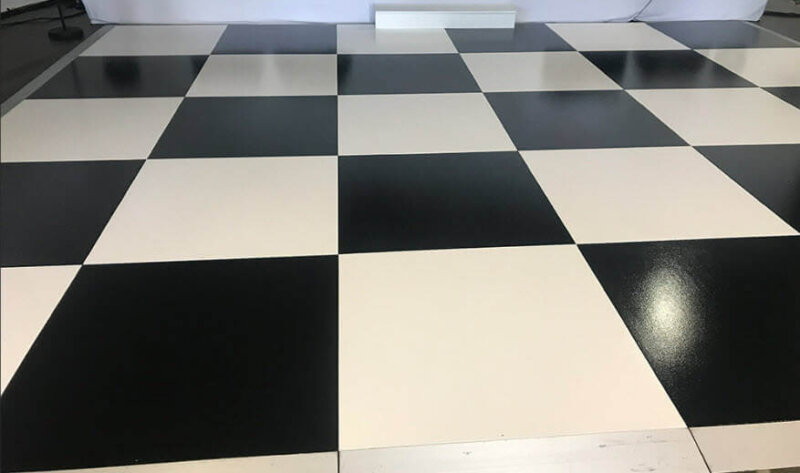 Dance Floor - Black and White Checkers