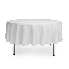 Round Tablecloth - White