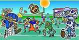 Football Cartoon Panel